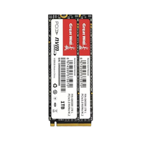 قرص صلب داخلي Great Wall GW3300 NVMe M.2 PCIe3.0 SSD بتقنية 3D NAND TLC عالي السرعة 3300 ميجابايت/ثانية سعة 2 تيرابايت للابتوب/سطح المكتب مع ضمان 5 سنوات ومعتمد من EMC وFCC