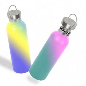 New Promotional 750 ml Portable Color <b>Water</b> <b>Bottle</b> with Custom Logo <b>Strap</b> for Gifts - Product Image 2