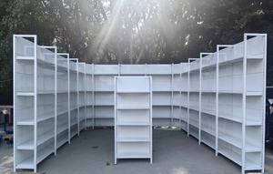 Estantería Góndola Perforada de Doble Cara para Supermercado, Estantes Multifuncionales de Metal Duradero para Tiendas Rápidas - Product Image 2