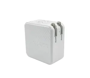 GaN Tech 충전기 65W PD 고속 충전 범용 미국 AUS 영국 EU 플러그 콘센트 USB 여행용 벽 충전기 어댑터 ROHS CE FCC 승인