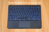 Tablet Touchpad Keyboard untuk Samsung Tab A7 2020 10.4 A 10.1 2019 A6 S7 11 12.4 S6 Lite S5e 10.5 S4 Bahasa Portuges Keyboard Case