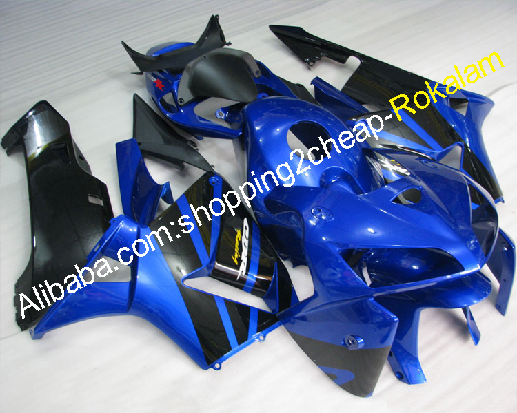 Motorbike Parts Blue Black Body Kit For CBR600RR F5 2005 2006 CBR600 CBR 600 RR 05 06 600RR Motorbike Bodywork ABS Plastic Fairings (Injection