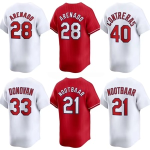 Costuras de Calidad Personalizables # 18WALKER # 28 ARENADO # 21NOOTBAAR # 40 <span class=keywords><strong>CONTRERAS</strong></span> # Camiseta de Béisbol 33 DONOVAN - Product Image 1