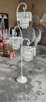 Lampe de table lustre en cristal, lampadaire sur pied pour décoration d'événements et mariages – Prix direct usine