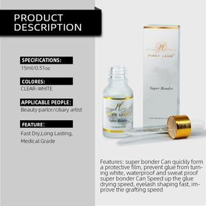 Colle pour extensions de cils Pinky Leem, marque privée, personnalisée, imperméable, super adhésive, pour peaux sensibles - Product Image 5