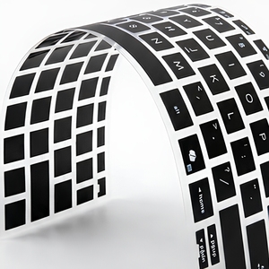 Adesivo Opaco in Vinile per Tastiera Layout <span class=keywords><strong>US</strong></span> Inglese, Pellicola in PVC Impermeabile Antigraffio per Sostituzione e Rinnovamento, Vendita all'Ingrosso - Product Image 6