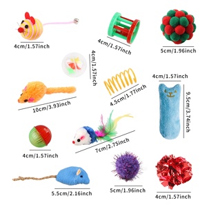 Hot <strong>Selling</strong> Funny Variety 6 Pack Top <strong>Selling</strong> Kits Bundle Combo <strong>Cat</strong> <strong>Toy</strong> Set Mouse Bell Ball Pet <strong>Toys</strong> for Wholesale - Product Image 6