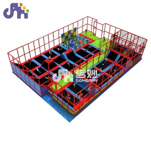 Château de saut d'intérieur de parc de <span class=keywords><strong>trampoline</strong></span> de thème de jungle pour des enfants et des adultes du fournisseur - Product Image 2