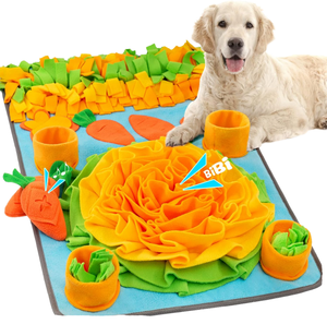 Büyük çevre dostu yıkanabilir bulmaca battaniye köpek ve kedi burun eğitim snumat Mat interaktif hareket Pet oyuncak havuç şekli - Product Image 1