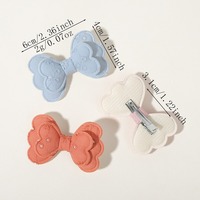 Lot de 10 pinces à cheveux tendance faites à la main pour enfants, avec nœuds en tissu imprimé coloré, accessoires capillaires pour filles, cadeau