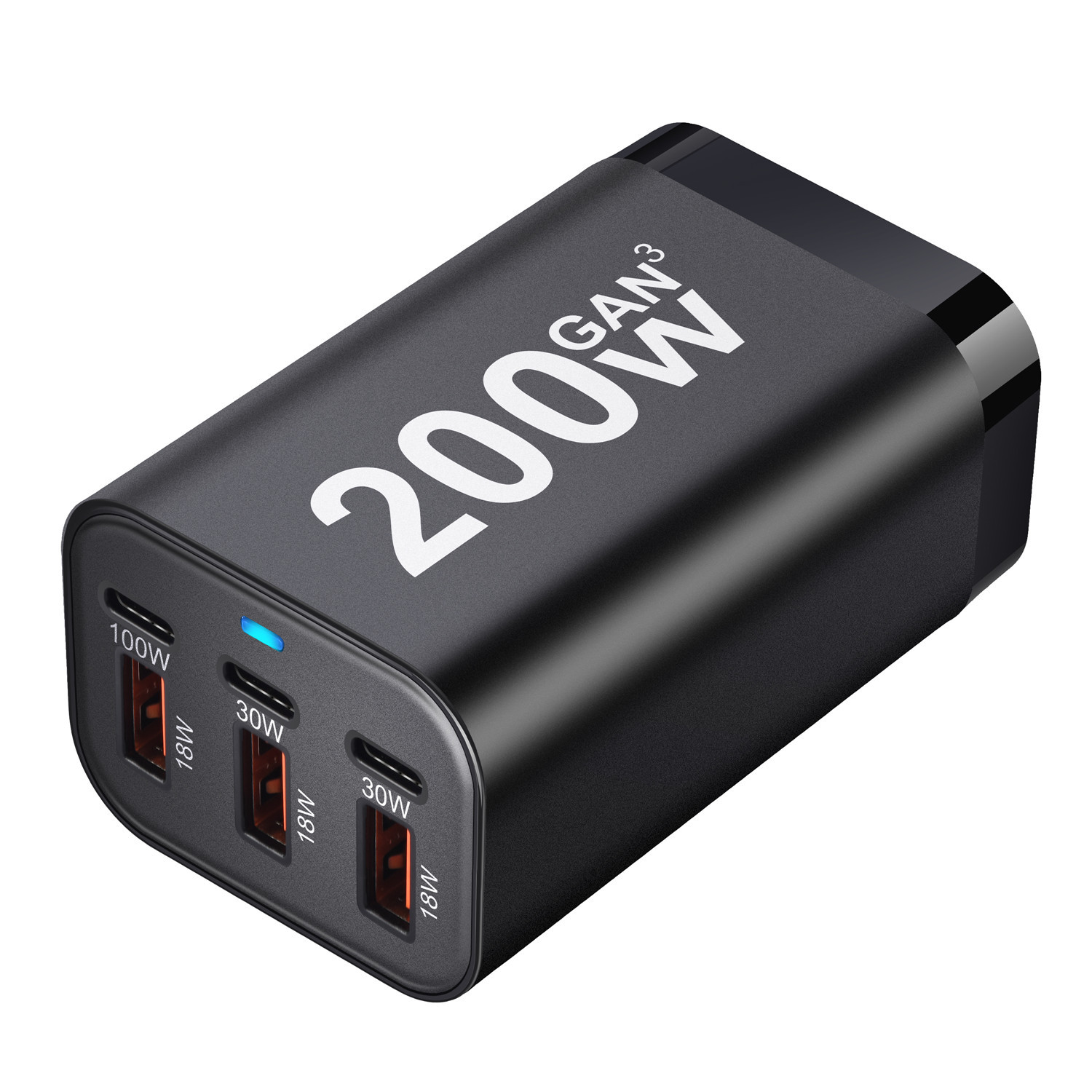 USB C Charger 200W 6 Port Desktop Charger PD 100W GaN Fast Phone Charging Station For IPhone IPad Tablet And Laptop Charger · image 2