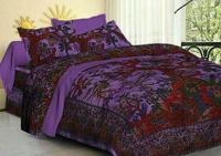 Parure de lit moderne indienne faite à la main en coton 200TC, housse de couette Mandala Donna avec motif arbre de vie Tie Dye et taies d'oreiller