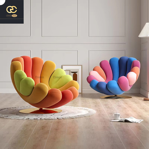 <span class=keywords><strong>Sedia</strong></span> a <span class=keywords><strong>Sdraio</strong></span> di Design Nordico Creativo e Lussuoso a Forma di Anemone, Decorazione per Soggiorno di Villa, <span class=keywords><strong>Sedia</strong></span> per il Tempo Libero - Product Image 1