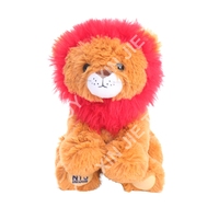 Peluche Lion Personnalisée en Usine, Jouet en Peluche Lion avec Logo Imprimé, Jouet en Peluche Lion à Posture Personnalisée