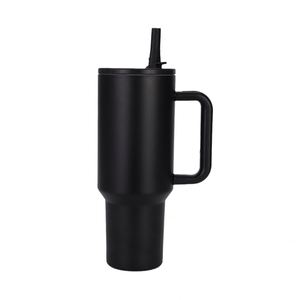 Gobelet de voyage isotherme sous vide 40oz H5.0 avec poignée, couvercle et paille, antidérapant, couleur personnalisée ODM - Product Image 2