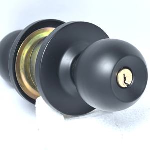 Cerraduras de Alta Calidad para Construcción y Bienes Raíces, Cerraduras Esféricas de Acero Inoxidable con 3 Llaves, Palanca Cuadrada, Botón Redondo - Product Image 2