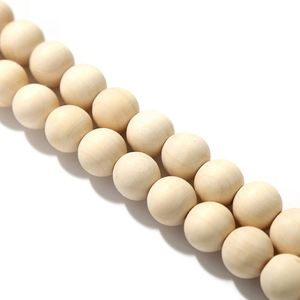 Guirnalda de Tres Piezas de Cuentas de Madera Natural de Estilo Rústico Africano de 26 cm con Borlas, Logotipo Personalizado Impreso - Product Image 5