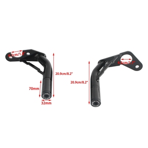 กันชนหลังสำหรับ Harley <span class=keywords><strong>Low</strong></span> <span class=keywords><strong>Rider</strong></span> ST 117 ปี <span class=keywords><strong>2022</strong></span> 2023 2024 คาร์บอนเอนด์สไลเดอร์ สีดำเงา แบบยึดติดด้วยสลักเกลียว - Product Image 2