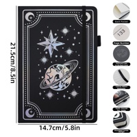 Couverture laser argentée personnalisée A5 carnets de notes lignés avec impression personnalisée pour l'école
