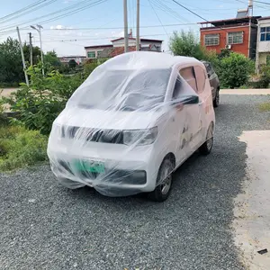 Novo tipo personalizado carro universal tampa PE descartável plástico tampa do carro para uso temporário