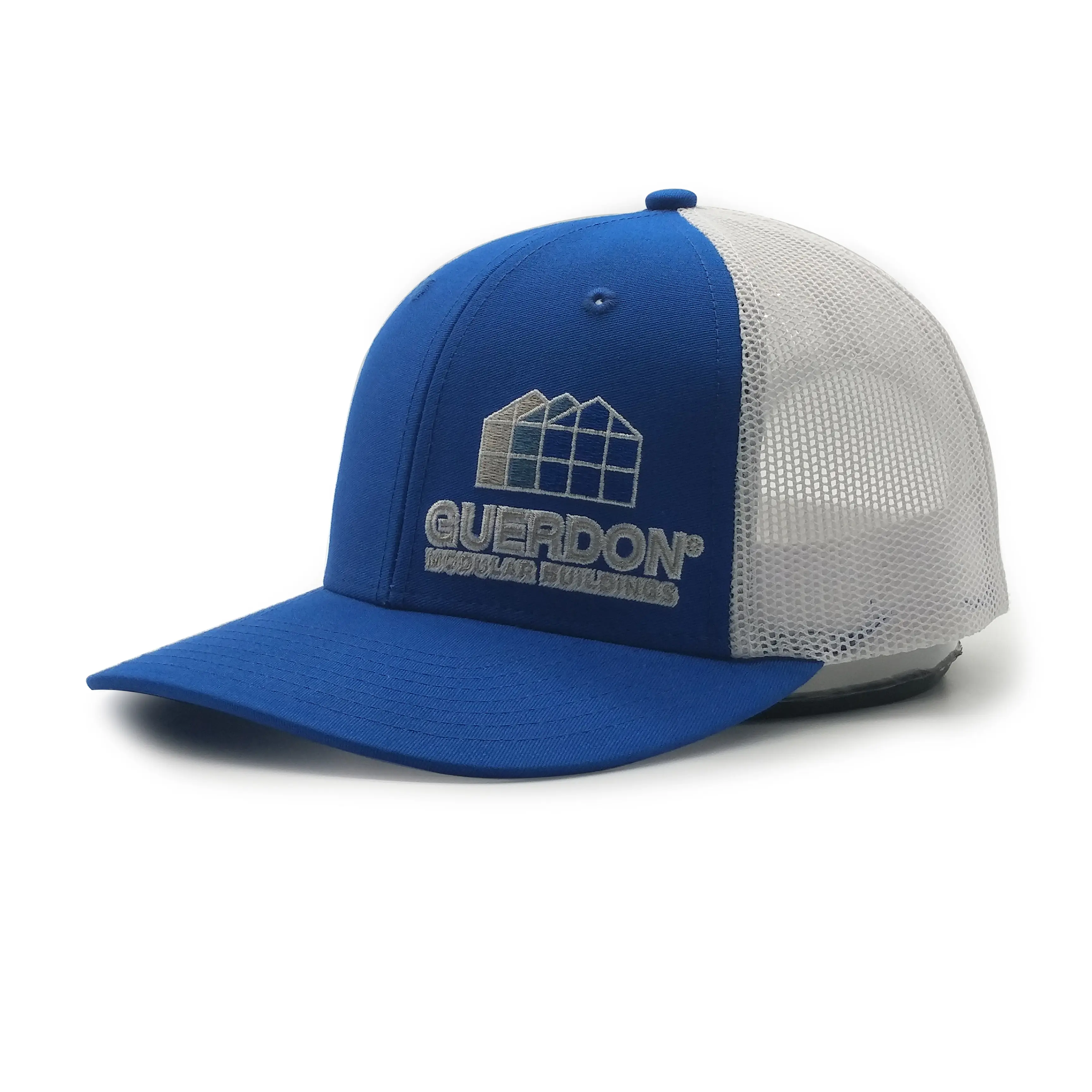 Fiable y barato personalizado 6 Panel de simple logotipo bordado camionero sombrero de camionero de malla sombreros