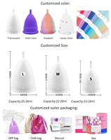 Furuize Coupe menstruelle biologique de haute qualité ISO 10993, fabricant certifié ISO 13485, alternative réutilisable aux serviettes hygiéniques
