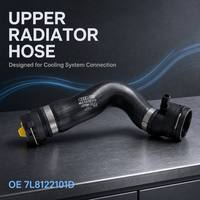 Tuyau de refroidissement supérieur en EPDM résistant aux hautes températures 7L8122101D pour Audi Q7 VW Touareg Porsche Cayenne