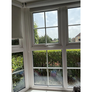 Ventana Corredera Horizontal de <span class=keywords><strong>PVC</strong></span> Serie 60, Vidrio Templado 5+12A+5, Alta Seguridad, Anti-UV, Aislamiento Térmico, para Exteriores, para Viviendas, ISO9001 - Product Image 2