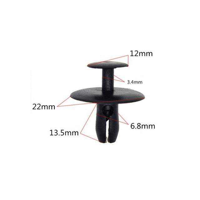 Auto Nylon Fasteners Split Rivet Clip Bumper Retainer Car Door Trim Push in Plastic Clips OEM 6997.T2