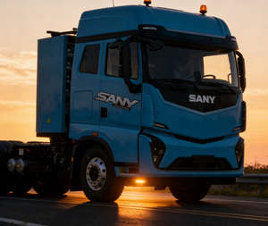 Cabeza tractora eléctrica Sany 6x4 de alta capacidad para trabajo pesado con sistema de seguridad avanzado - Product Image 5