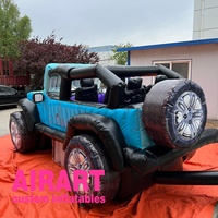 Jeep gonflable à succès en 2022, Jeep gonflable géante pour la publicité