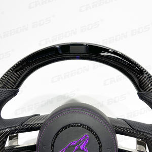 Volante de Fibra de Carbono Negro Real para <span class=keywords><strong>Ford</strong></span> <span class=keywords><strong>Mustang</strong></span> con LED, <span class=keywords><strong>Venta</strong></span> Directa de Fábrica para <span class=keywords><strong>Ford</strong></span> <span class=keywords><strong>Mustang</strong></span> <span class=keywords><strong>2015</strong></span> 2016 2018 2020 2023 - Product Image 5