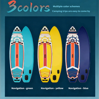 Planche de paddle gonflable en PVC épais pour l'extérieur, écologique, portable, polyvalente, pour le surf en vagues, personnalisable, unisexe, Breezy