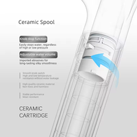 Pommeau de Douche Moderne à Haute Pression Économiseur d'Eau avec Filtre en Coton PP, Effet Pluie et Massage, en ABS pour Salle de Bain