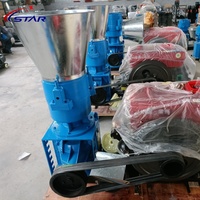 Machine à granulés d'aliments pour animaux (bovins, ovins et volailles) à base de diesel/essence