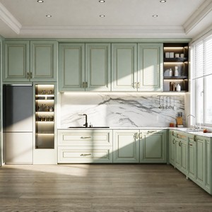 Acoya – Armoire de cuisine murale modulaire en bois massif de qualité supérieure, export en gros directement du fabricant, installation murale TW - Product Image 1