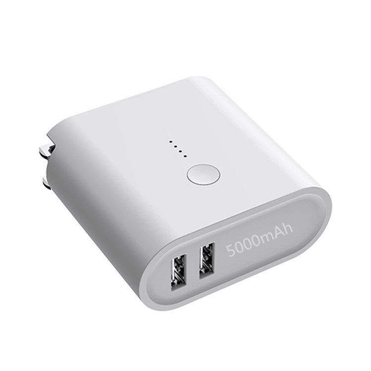 Новый подарок портативный 5000mah банк силы с настенным зарядным устройством для мобильного телефона США ЕС Великобритании
