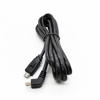 Cable de extensión Micro USB macho-macho blanco personalizado interfaz Android V8 Micro USB 2,0 B macho cable de carga de datos de alimentación