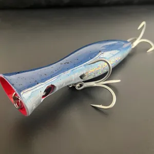 RUNTOO Artificial Bait Popper 15g 43g 78g 154g Top Water Floating Hard Plastic Tuna Bass Big Game Trolling Fishing Lures