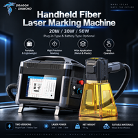 Machine de gravure laser à fibre portative de 6,8 kg pour pièces métalliques, outils, codes QR, logos, numéros de série, portable, type branché sur secteur ou sur batterie