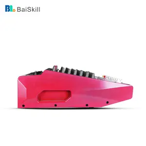 BaiSKill-PMX808D 48V Phantom Power USB Dj Mixer With Blue Tooth 8 Channel Digital Professional Audio Mixer