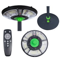 Lampes solaires de jardin étanches IP65 en gros pour usage routier, alimentées par batterie, LED avec détecteur de mouvement et télécommande, super lumineuses