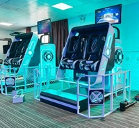 Gagnez de l'argent Business 9d VR Rotation à 360 degrés 2 sièges Simulateur VR Grande vente pour le festival des achats de mars