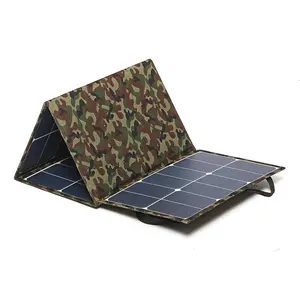 Zonnepaneel Sunpower 80W Solar Opvouwbare Verpakking Energieopslag Voeding Zonnepaneel Fotovoltaïsche Modules Ip65 Ondersteuning 5V 2a 2Kg
