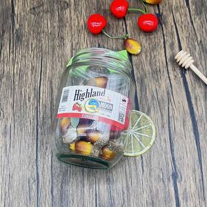 ขวดเก็บฝาเกลียวหลายปริมาตรสำหรับแยมดองและโถคุกกี้พร้อมฝาเกลียวเชื่อมโลหะพลาสติซอลสำหรับเจลลี่ - Product Image 2