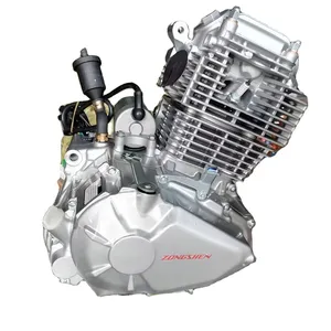Motor de cadena zongshen 300CC 1 cilindro 4 tiempos refrigerado por aire SOHC CDI eléctrico 6 cambio de marchas PR300 motor con eje de equilibrio