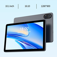 Tablette Android WiFi 10,1 pouces 2025 A333 Penta Core : WiFi 5G, Stockage 6 Go/128 Go, Batterie 6000 mAh sous Android 15
