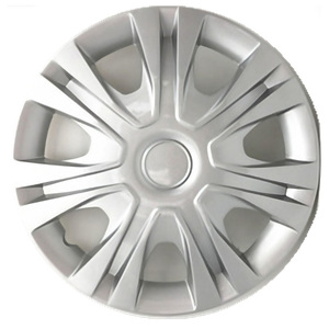 Enjoliveurs universels de style D de 16 pouces, <span class=keywords><strong>couleur</strong></span> argent unie, en PP de haute qualité, accessoires extérieurs pour voiture - Product Image 6