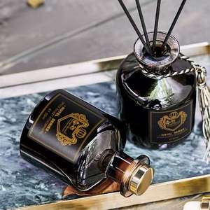 Ensembles de diffuseurs à bâtonnets <span class=keywords><strong>Molly</strong></span> Glory personnalisés en gros, avec bouteille en verre de 50 ml, pour huiles essentielles d'aromathérapie désodorisantes sans alcool - Product Image 2