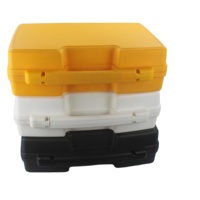 Boîte à outils multi-usages en plastique dur PP avec mousse Rangement OEM personnalisable pour fournitures d'art pour enfants